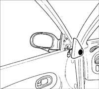  Обивка передней двери Kia Sephia