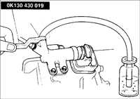  Прокачка гидравлической системы привода сцепления Kia Sephia