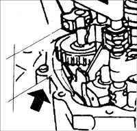  Разборка, проверка и сборка пятой/ задней передачи и задней крышки TE DOHC Kia Sephia